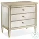 A Classic Beauty Auric And Gold Bullion Paint 3 Drawer Nightstand