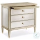 A Classic Beauty Auric And Gold Bullion Paint 3 Drawer Nightstand