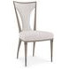 Take You Seat Beige Performance Fabric Dining Side Chair
