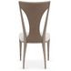 Take You Seat Beige Performance Fabric Dining Side Chair