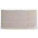 Lyon Almond Milk And Brushed Gold 6 Drawer Dresser