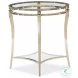 Rising Star Neutral Metallic End Table