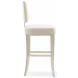 Reserved Seating Soft Silver Paint Bar Stool