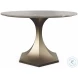 Top Brass Afterglow And Brushed Antique Brass Dining Table