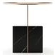 Overlap Nero Marquina and Whisper of Gold Nightstand Base