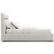 Counter Balance Oatmeal Queen Upholstered Panel Bed