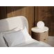 Fleur Porcini and Travertine 2 Drawer Small Nightstand