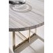 Wish You Were Here Sandstone and Whisper of Gold 60" Round Dining Table