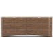 Fleur Porcini and Travertine 4 Door Sideboard