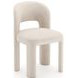 Overlap Ivory Upholstered Side Chair