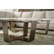 Counter Balance Brushed Gold and Smoked Bronze Glass Top Occasional Table Set