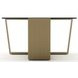 Counter Balance Brushed Gold and Smoked Bronze Glass Top Occasional Table Set