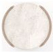 Fleur Porcini and Travertine Round Occasional Table Set