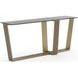 Counter Balance Brushed Gold and Smoked Bronze Glass Top Occasional Table Set