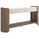 Fleur Porcini and Travertine 2 Drawer Console Table