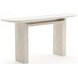 Overlap Latte and Travertine Rectangular Occasional Table Set