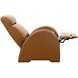 Clair Pretty G Yellow Brown Leather Push Thru The Arms Recliner