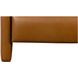 Clair Pretty G Yellow Brown Leather Push Thru The Arms Recliner