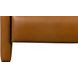 Clair Pretty G Yellow Brown Leather Push Thru The Arms Recliner