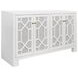 Claire Matte White Lacquer 4 Door Buffet