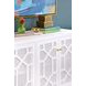 Claire Matte White Lacquer 4 Door Buffet