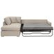 Clara Gray 112" Slim Arm Sleeper Queen LAF Sectional