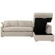 Clara Gray 112" Slim Arm Sleeper Queen RAF Sectional