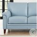 Wendover Spa Blue Top Grain Leather Sofa