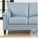 Wendover Spa Blue Leather 84" Sofa