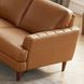 Ada Cognac Brown Leather 80" Sofa