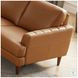 Ada Cognac Brown Leather Living Room Set