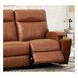 Varden Nutmeg Leather 86" Zero Gravity Power Reclining Sofa with Power Headrest