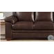 Ironvale Chestnut Leather 84" Sofa