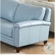 Wendover Spa Blue Top Grain Leather Sofa