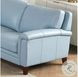 Wendover Spa Blue Leather 84" Sofa