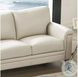 Wendover Vanilla Leather 62" Loveseat