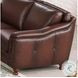 Bexley Caramel Leather 67" Loveseat