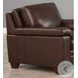 Ironvale Chestnut Leather Upholstered Accent Chair