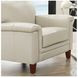 Wendover Vanilla Leather Upholstered Accent Chair