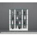 Cloud White High Gloss Wall Unit