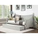Lycoris Light Gray Twin Daybed with Trundle