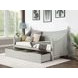 Lycoris Light Gray Twin Daybed with Trundle