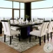 Evangeline Black And Beige Dining Table
