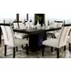 Evangeline Black And Beige Dining Table