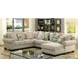 Skyler Beige 125" 3 Piece Sectional