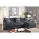 Kaylee Black 147" RAF Modular Sectional