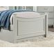 Lycorida Light Gray Twin Bed with Trundle