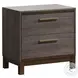 Manvel Dark Gray Nightstand