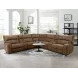 Apostolos Brown Power Reclining Sectional
