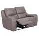 Demetrius Brown Power Reclining Loveseat with USB Charging